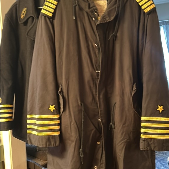Vintage US Navy park M – 51 jacket black “WITH THE PAPER WORKSZ-XL SUPER RARE